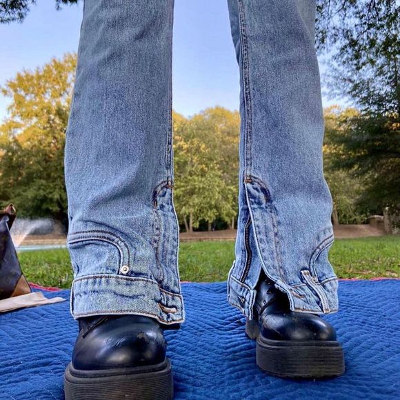 Revice Denim Jeans Farrah Vintage Distressed High Waisted Handmade Straight 26 - Picture 11 of 11